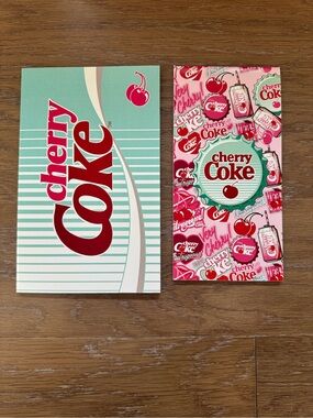 NEW Cherry Coke journal/notebook & notepad Viral Tik Tok Find